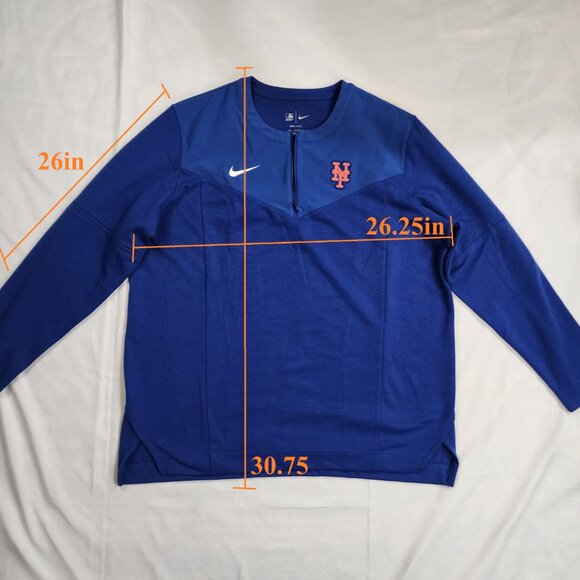 Nike New York Mets Authentic Collection UV 1/4 Zip Pullover XLarge XL New Mens - Picture 12 of 12